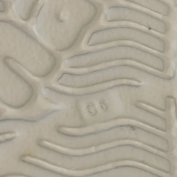 Native Shoes Jeffersons Glitter Girls 6 Metal Bling Shell White Sneakers Vegan - Picture 6 of 6